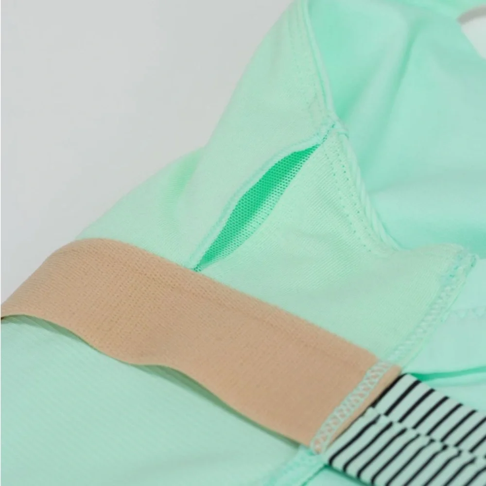 Lululemon Core Kicker Tank Fresh Teal / Mini Hyper Stripe Fresh Teal Size 8